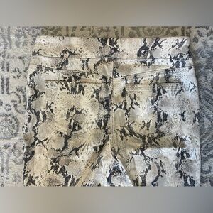 Chico’s printed jeggings (snakes skin print)